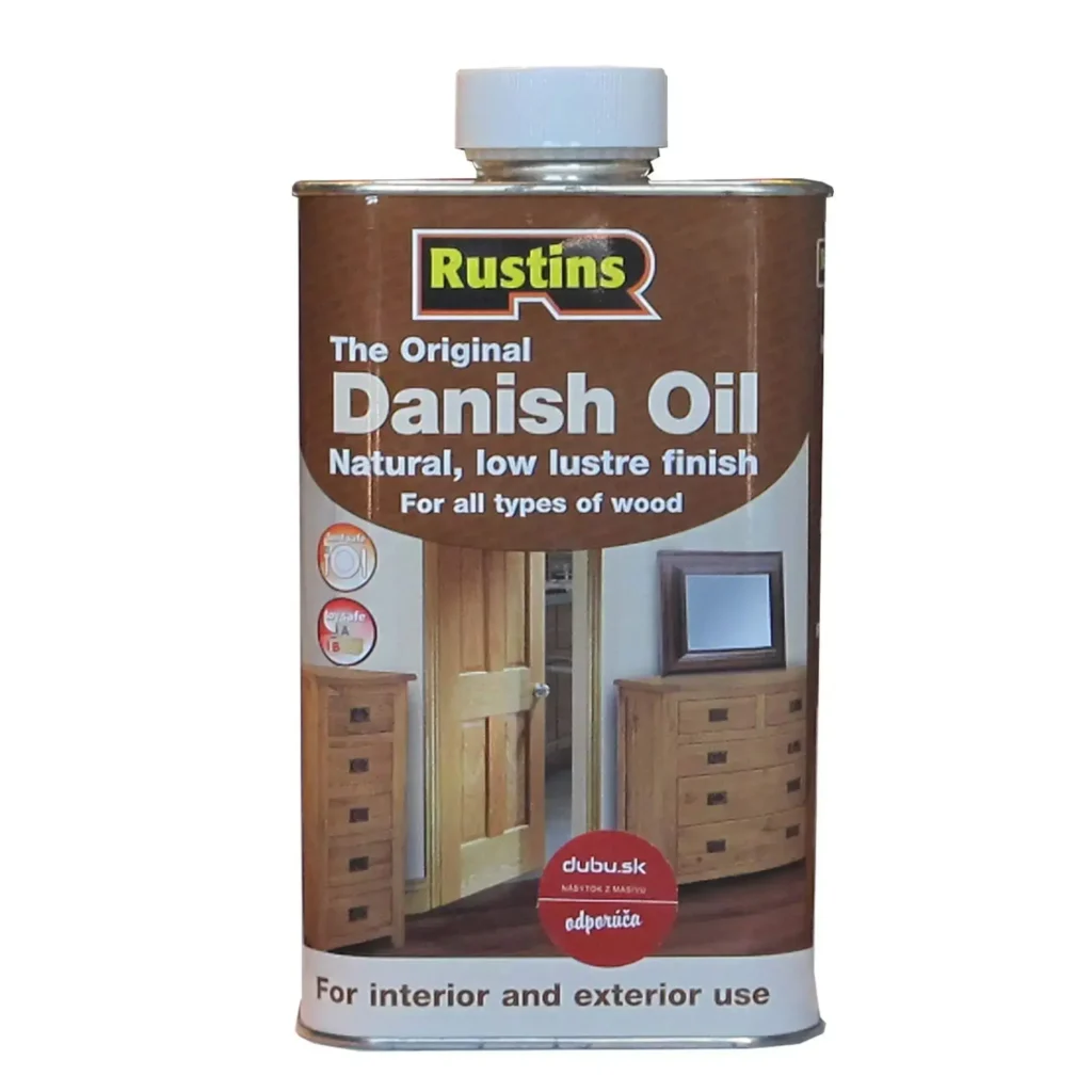 Dánsky olej na ochranu a opravu dreva od Britského výrobcu Rustins - 1l - dubu.live - verní kvalite