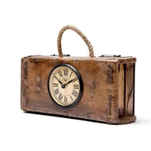 Upcycle drevené hodiny s rímskymi číslicami - dubu.live - verní kvalite