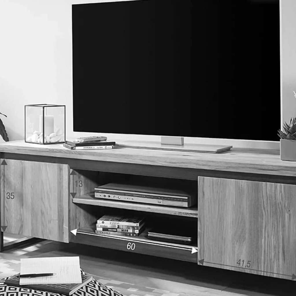 Rozmery modernej TV skrinky - dubu.live - nábytok z masívu