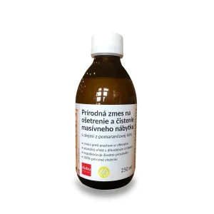Prírodná zmes na čistenie masívneho nábytku s citrusovou vôňou - dubu.live - kozmetika na masívny nábytok