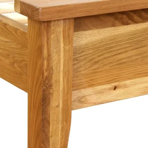 Detail zadného čela manželskej postele - dubu.live - nábytok z masívu