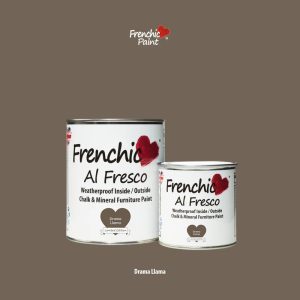 Exteriérová kriedová farba vhodná aj do interiéru Frenchic Al Fresco Drama Llama