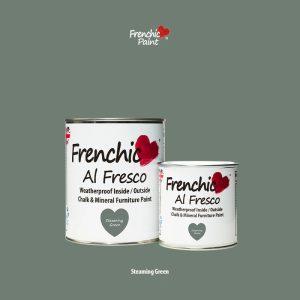 Exteriérová kriedová farba vhodná aj do interiéru Frenchic Al Fresco Steaming Green