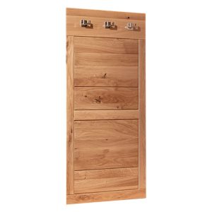 dubový vešiakový panel na chodbu